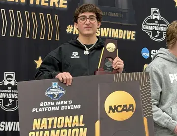 El mexicano Emilio Treviño se proclama campeón nacional de NCAA en clavados