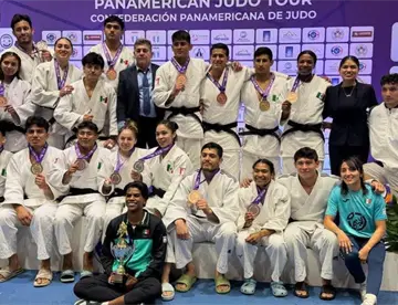 Selección mexicana de judo cierra participación en la Copa Centroamericana y del Caribe con 15 medallas