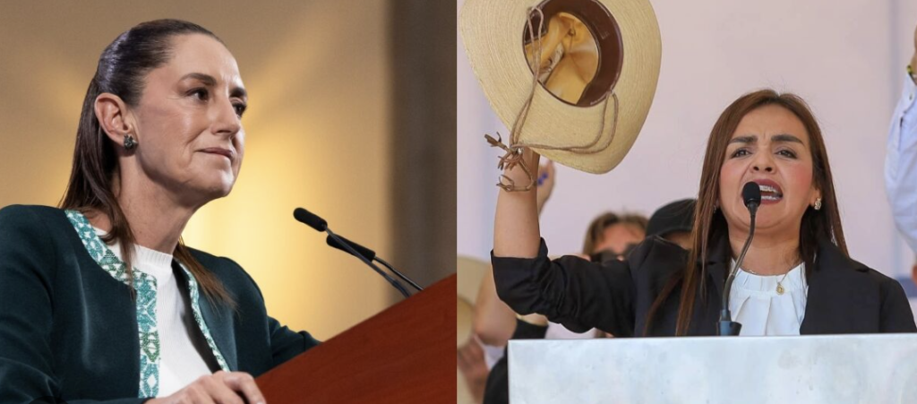 Claudia Sheinbaum defiende a Grecia Quiroz tras porras de morenistas en el Senado