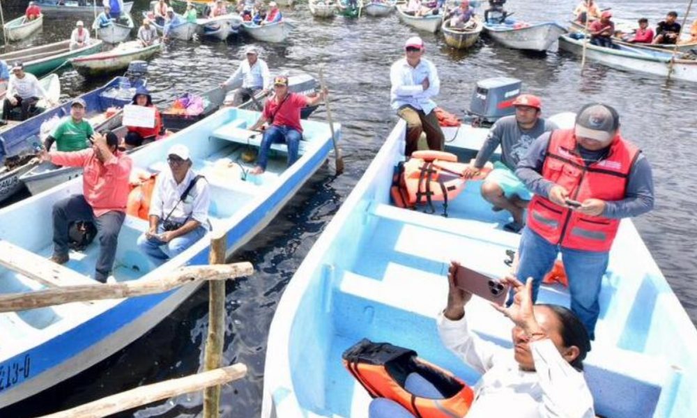 Avanza producción de mojarra y entregarán 72 cayucos a bajo costo en Tabasco