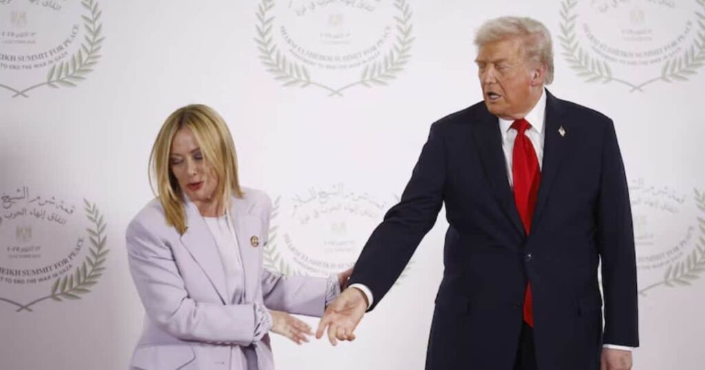 Donald Trump arremete contra la primera ministra italiana Giorgia Meloni “la inaceptable es ella”