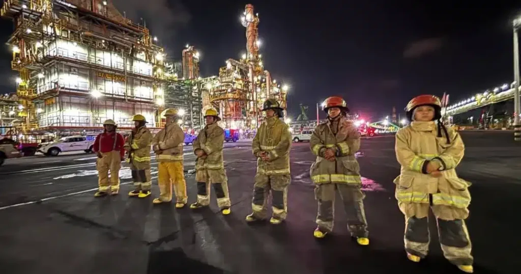 Federación y estado en constante comunicación por incendio de refinería