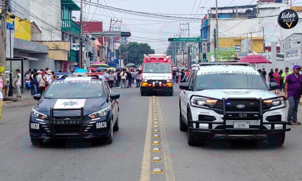 SSPC supervisa operativo de seguridad en viacrucis de Tabasco