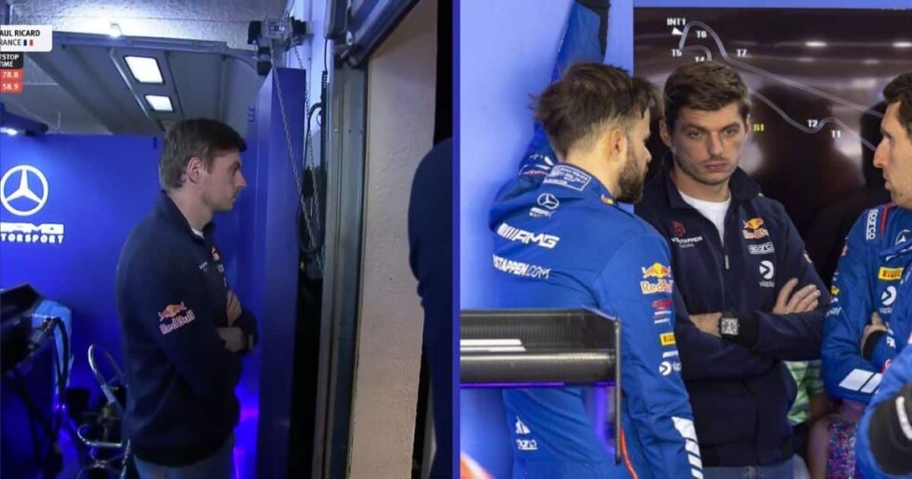 Max Verstappen observa a su propio equipo en Paul Ricard durante el GT World Challenge Europe