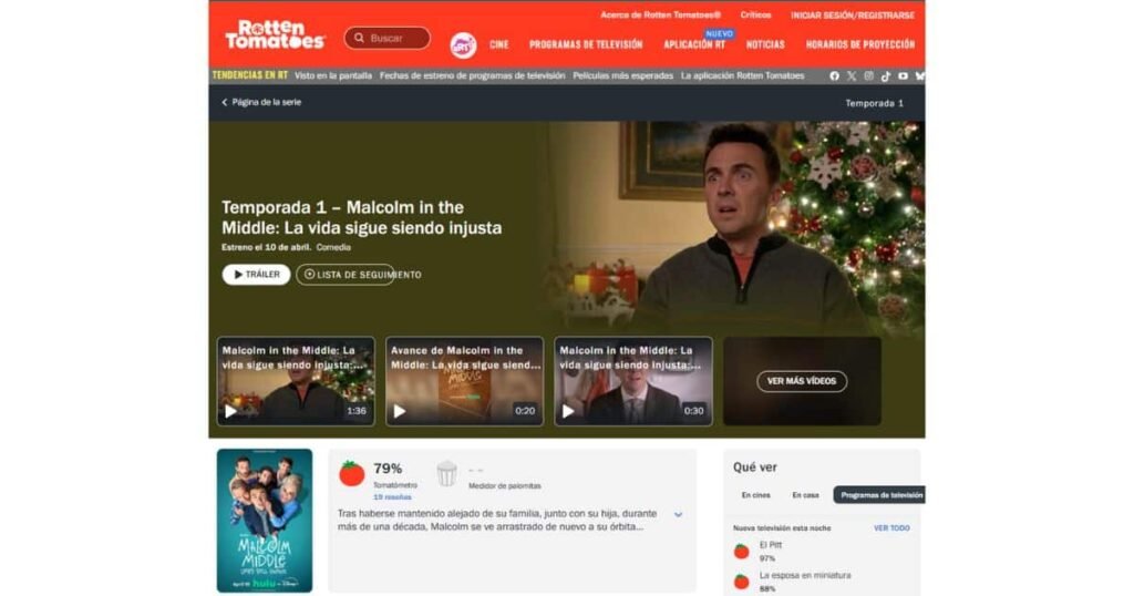Nuevos episodios de Malcolm in the Middle logran 79% de aprobación en Rotten Tomatoes