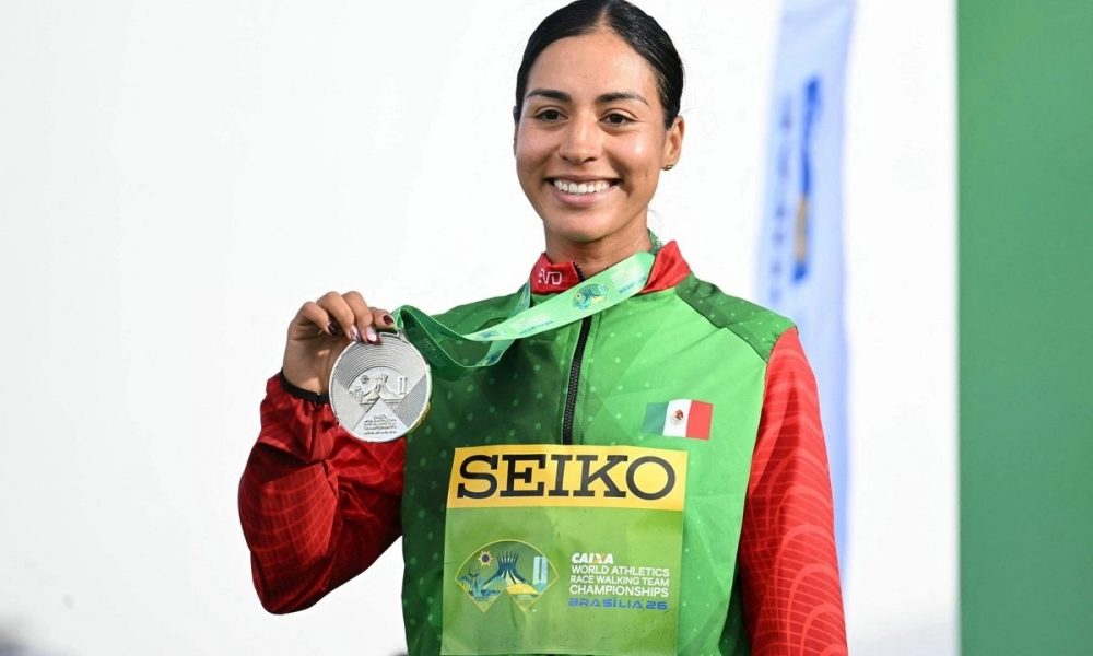 Alejandra Ortega brilla en Brasil con plata para México en mundial de marcha