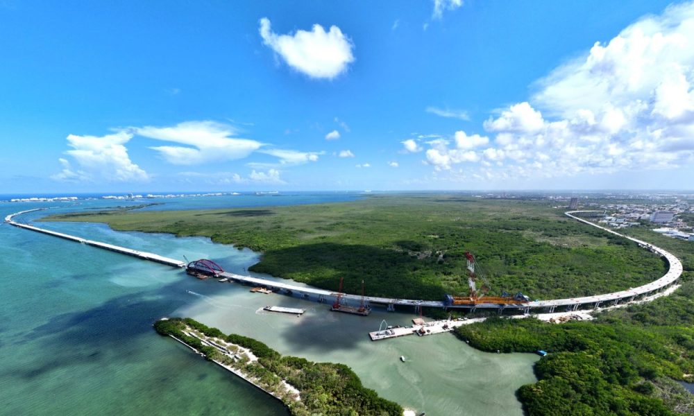 Presidenta asistirá a la inauguración del puente Nichupté en Cancún