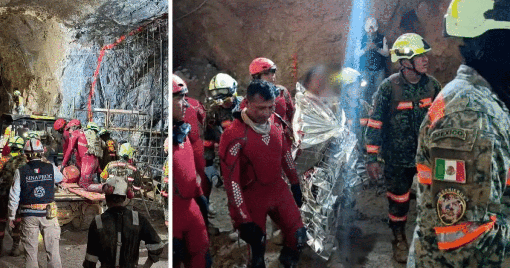 Rescatan a segundo minero tras 14 días atrapado en mina de Sinaloa; lo trasladan a Mazatlán