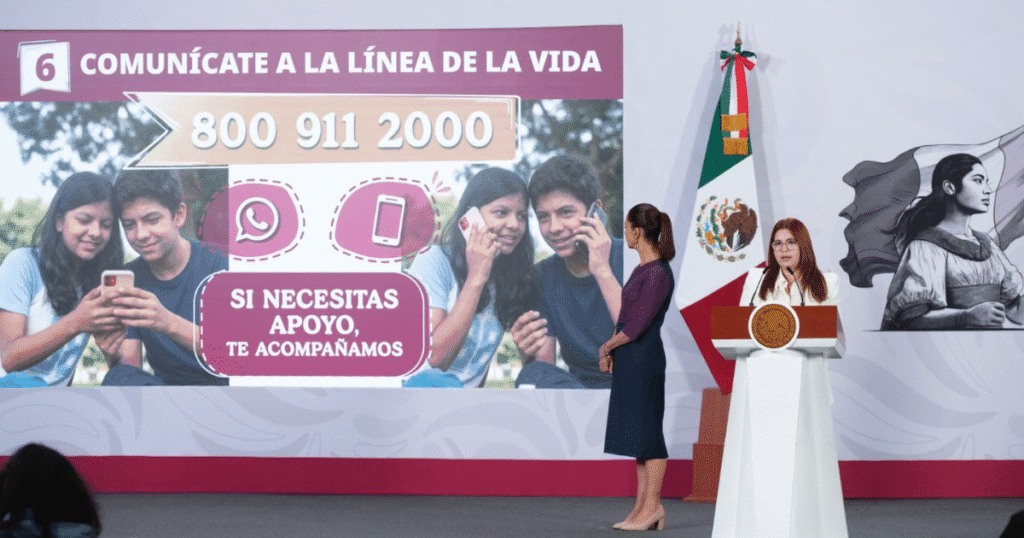 Sheinbaum lanza estrategia nacional de salud mental para jóvenes con seis ejes clave