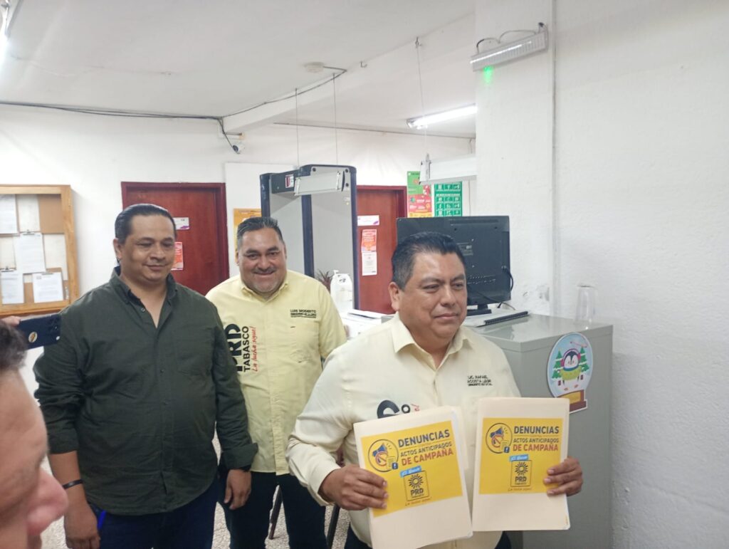 Denuncia PRD ante el IEPCT a Chepe Olán alcalde de Jalpa de Méndez por actos anticipados de campaña