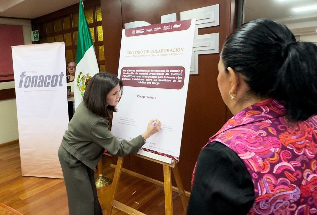 FONACOT y el Sistema Nacional DIF firman convenio para la difusión del crédito