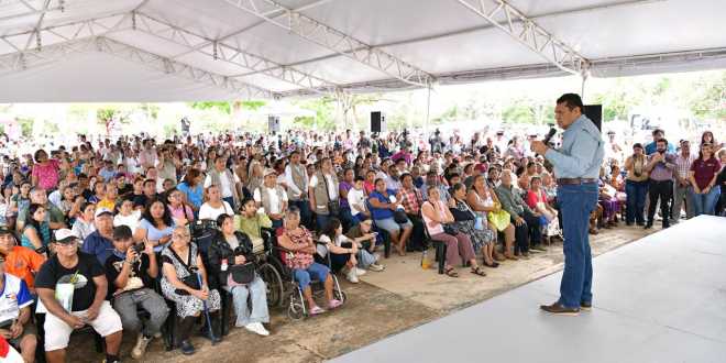 En Villa Playas del Rosario, Javier May cierra segunda vuelta por Centros Integradores durante 2026