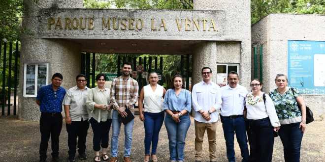 Autoridades realizan visita técnica al Parque Museo La Venta para verificar bienestar de fauna