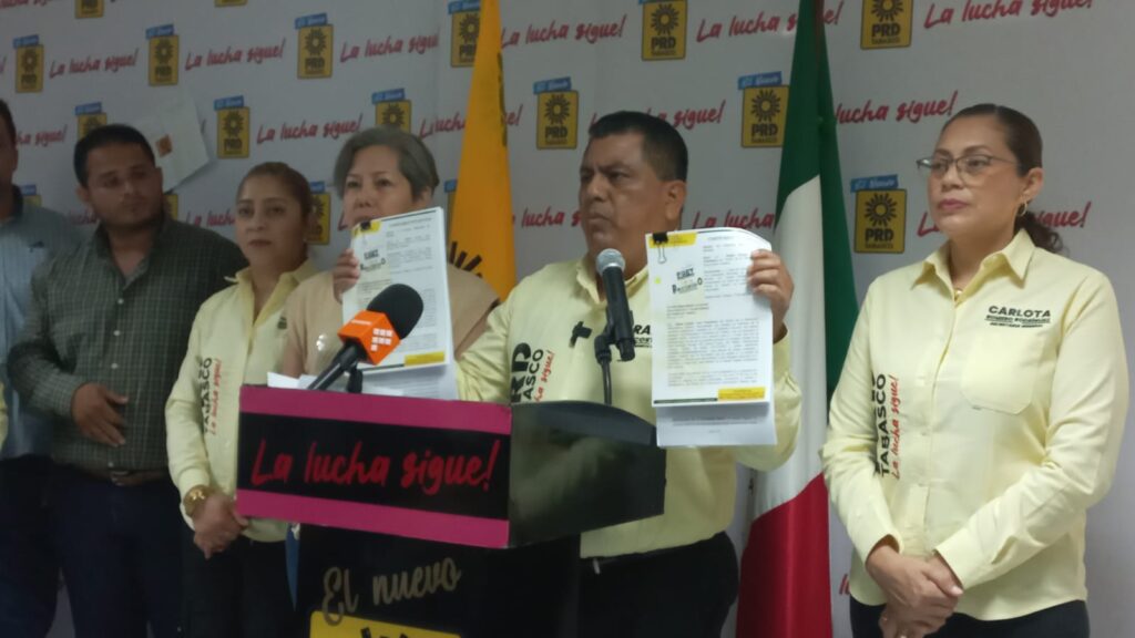 Acusa Fabiola Peralta «misoginia» tras denuncia del PRD Tabasco por presuntos actos anticipados