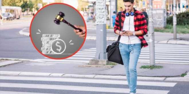 Sancionarán a las personas que usen el celular al caminar en esta ciudad