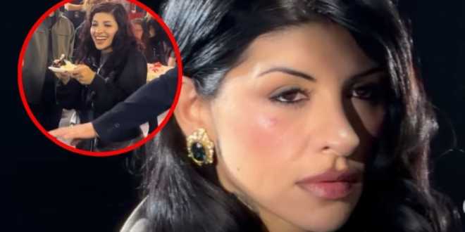 Cazzu regala pastel a fanáticos y celebra con mariachi femenil