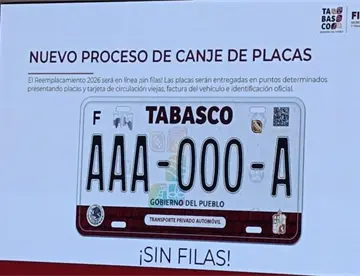 Gobierno de Tabasco presume recaudación de más de 532 mdp por reemplacamiento