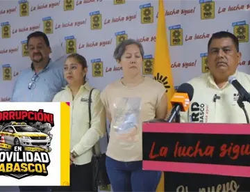 Pide PRD Tabasco a May investigar a Sánchez Cabrales por presunta venta de concesiones en Semovi