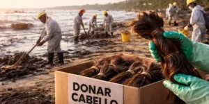 Convocan en Veracruz a donar cabello para enfrentar derrame de petróleo en el Golfo de México