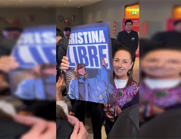 Cristina Libre: Sheinbaum apoya a expresidenta de Argentina