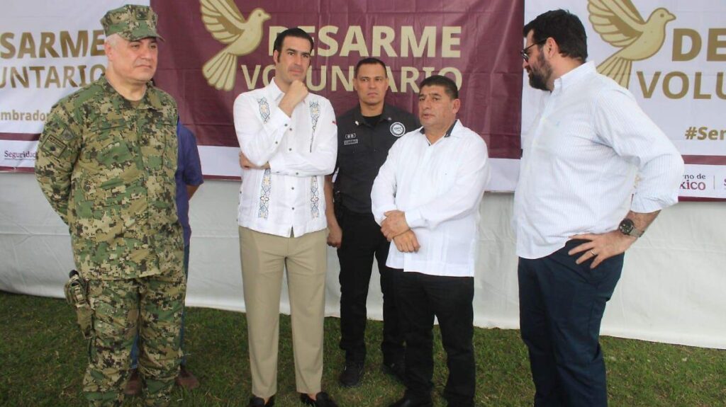 Inaugura Miguel Torruco Garza desarme voluntario en colonia Indeco