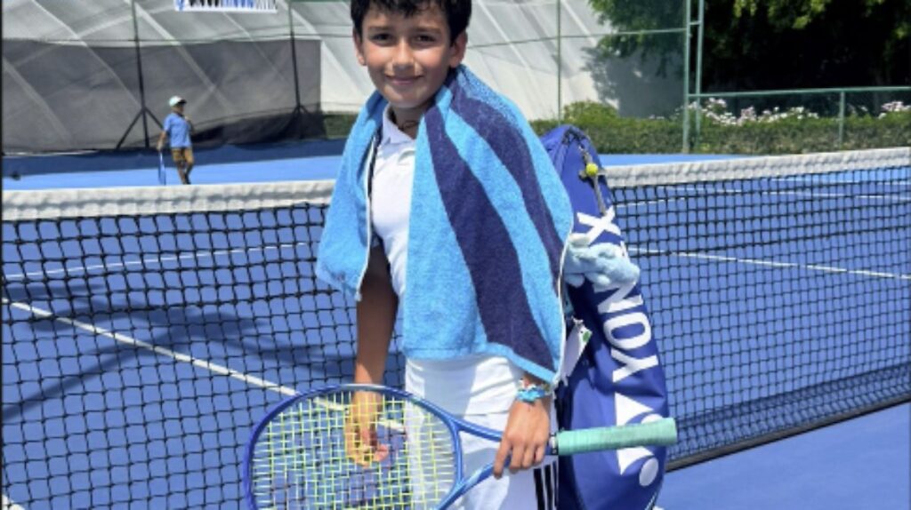Con solo 10 años Leandro Morales consolida su crecimiento en tenis nacional