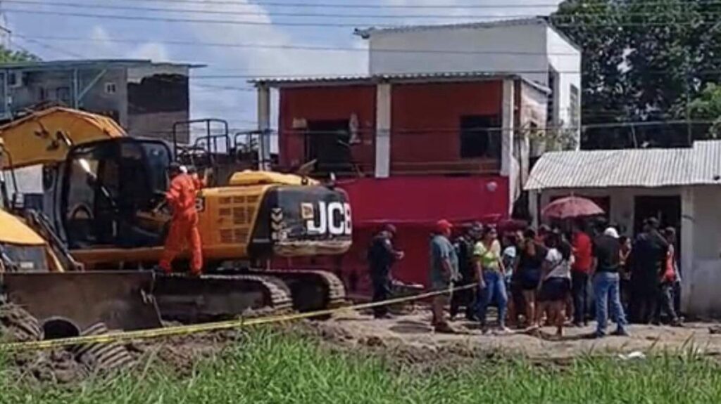 Muere obrero sepultado en obra de drenaje en Tenosique