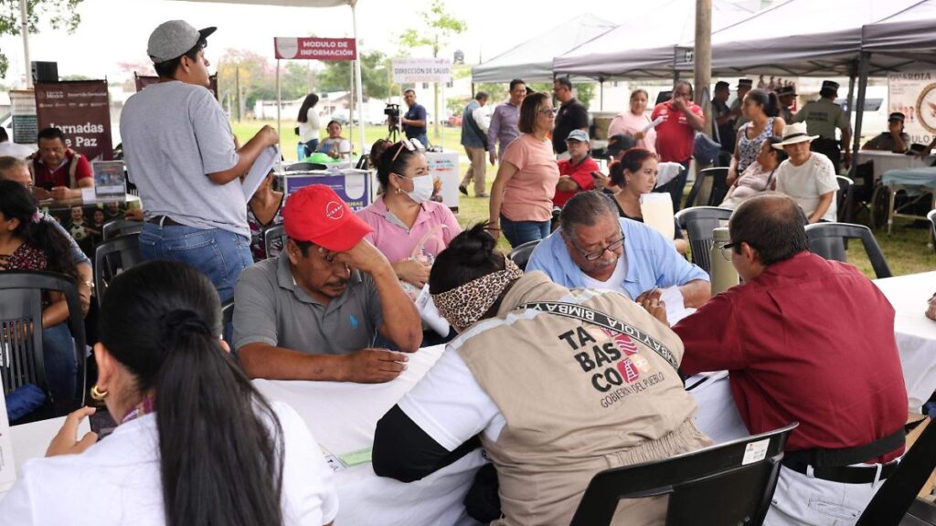 Jornadas de Paz han beneficiado a más de 12 mil personas en Tabasco