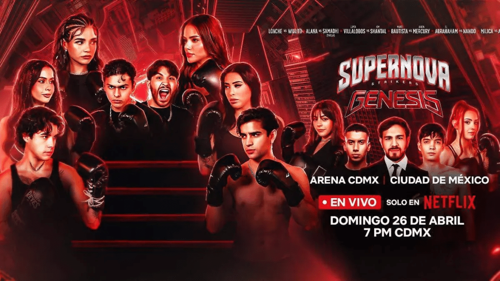 ¡Influencers al ring! Todo listo para el Supernova Génesis 2026 en la Arena CDMX