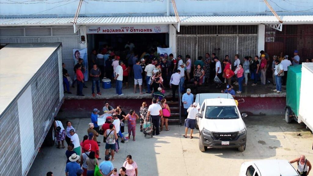 Crónica: Tabasqueños abarrotan la Central de Abasto por producto de Pescando Vida