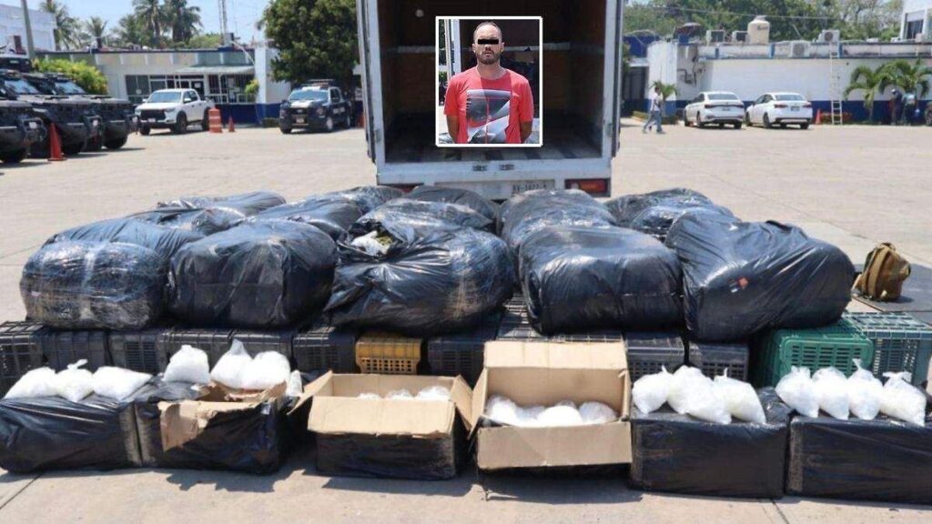 Transportaba casi media tonelada de droga en cajas de huevo, en Huimanguillo