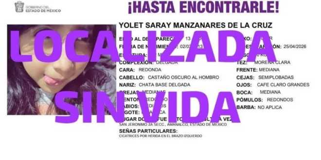 Hallan sin vida a Yolet Saray