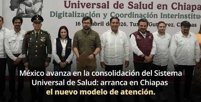 México avanza en la consolidación del Sistema Universal de Salud