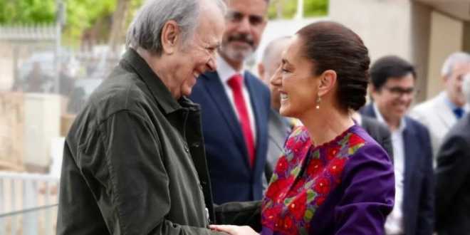 Joan Manuel Serrat reconoce trabajo de Sheinbaum