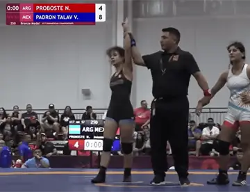 Tabasqueña Valentina Padrón en Panamericano de Luchas Asociadas en Panamá