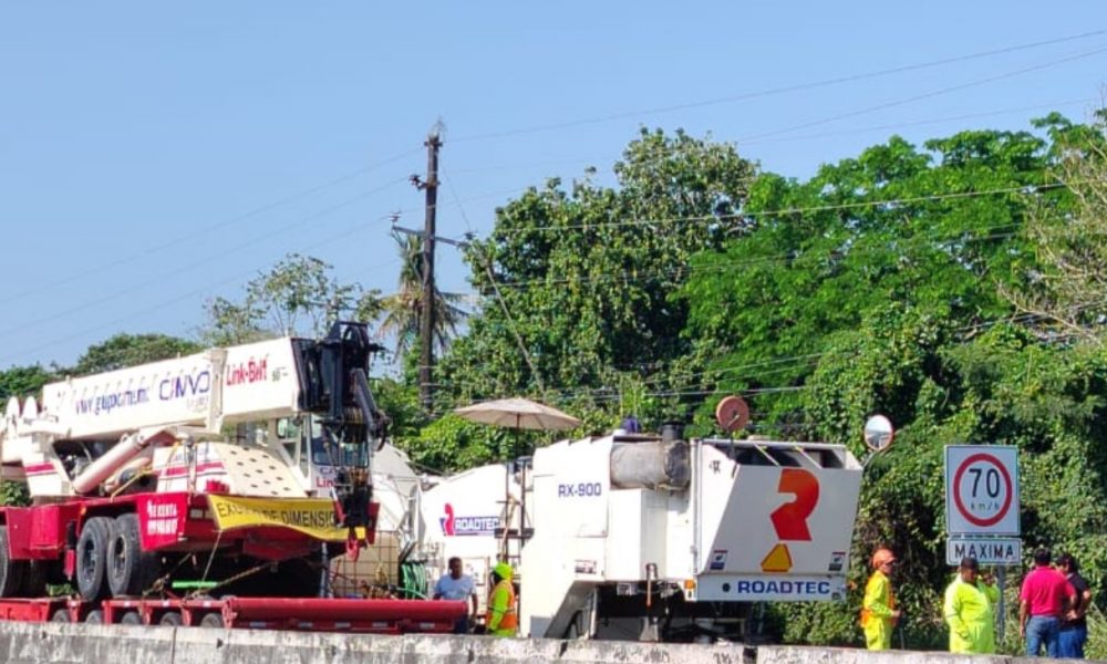 Trabajos de rehabilitación complican tránsito en la Villahermosa–Frontera