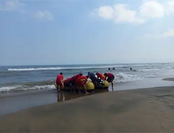 Semar alerta por corrientes de mar de fondo en playas de Paraíso
