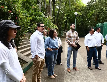 Semarnat y Profepa visitan el Parque Museo La Venta para verificar condiciones de animales