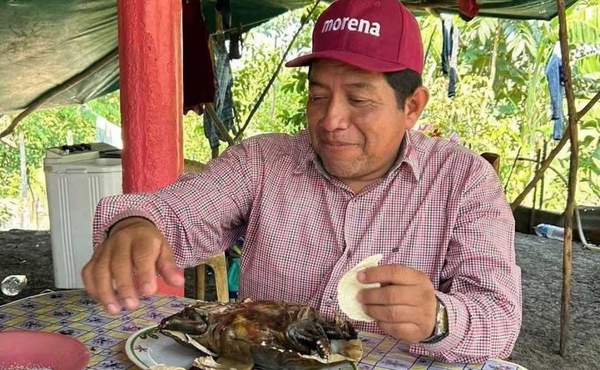 Profepa advierte sanciones a dirigente de Morena en Macuspana por consumo de tortuga protegida