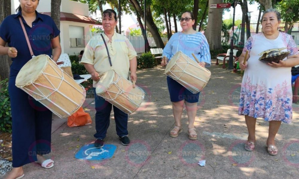 Continúan ensayos de tamborileras en Tabasco para el Tamboritón 3.0