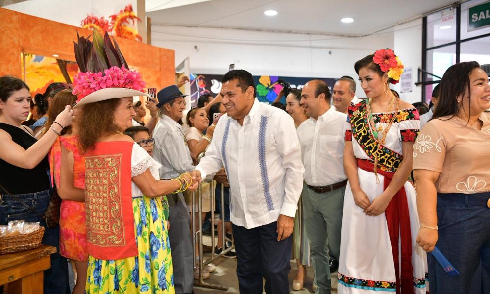 May inaugura stands de Nacajuca, Teapa y Tenosique en la Feria Tabasco 2026