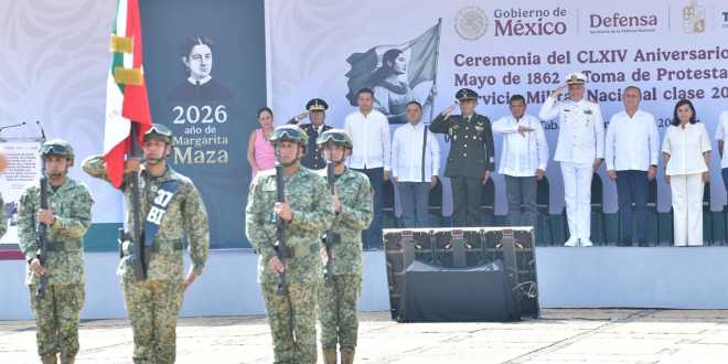 Encabeza desde Tabasco Javier May ceremonia conmemorativa del 164° Aniversario de la Batalla de Puebla