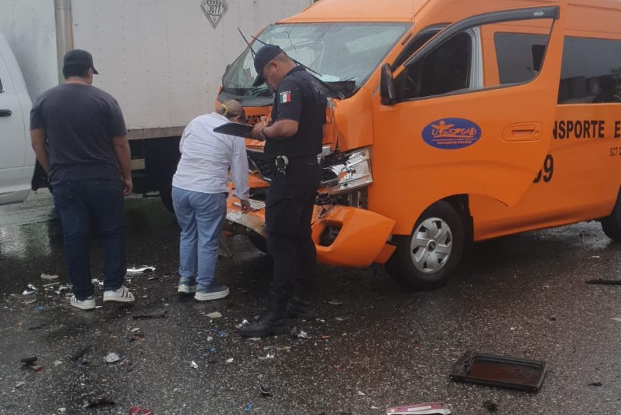 accidente carretera a frontera