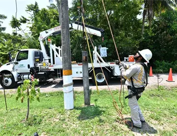 CFE suspende servicio de energía eléctrica en Tamulté de las Sabanas por trabajos de mantenimiento