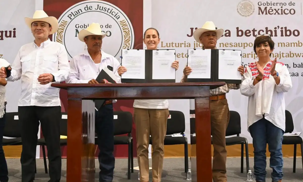 “La grandeza de México nace de sus raíces indígenas”: Sheinbaum en Sonora
