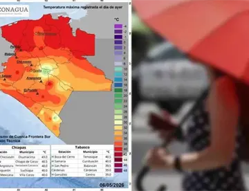 Temperaturas alcanzaron 40º C en Tenosique y Cunduacán, reporta Conagua