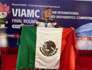 Los sueños no se cumplen, se trabajan: Tabasqueña gana bronce en competencia de matemáticas