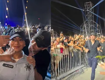 Enrique Iglesias sorprende a cadete de SSPC Tabasco con beso en la mejilla