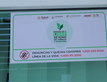 Recibe Ayuntamiento de Centro reconocimiento como Espacio 100% Libre de Humo de Tabaco