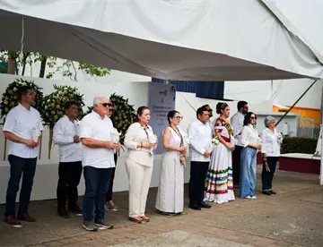 Rinden homenaje a víctimas del incendio de la Nave 1 del Parque Tabasco